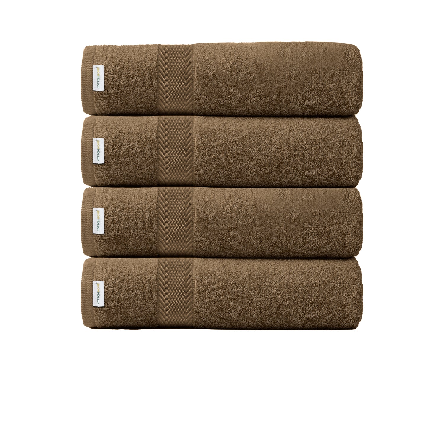 Cotton Bath Towel 70x140 CM 4 Piece Set-Soft Feel, Quick Dry, Highly Absorbent Durable Towels - Cotton Home