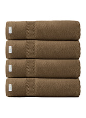 Cotton Bath Sheet 100x150 CM 4 Piece Set-Soft Feel, Quick Dry, Highly Absorbent Durable Towels - Cotton Home