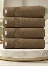 Cotton Bath Towel 70x140 CM 4 Piece Set-Soft Feel, Quick Dry, Highly Absorbent Durable Towels - Cotton Home