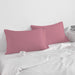 Pillow Cover with Pressed Pillow Set- 50x75cm - Dreamy Comfort Combo Mauve - 2 Piece - Cotton Home