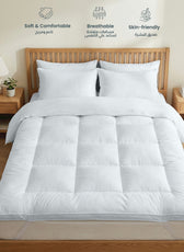 Mattress Topper 160x200+5cm - White