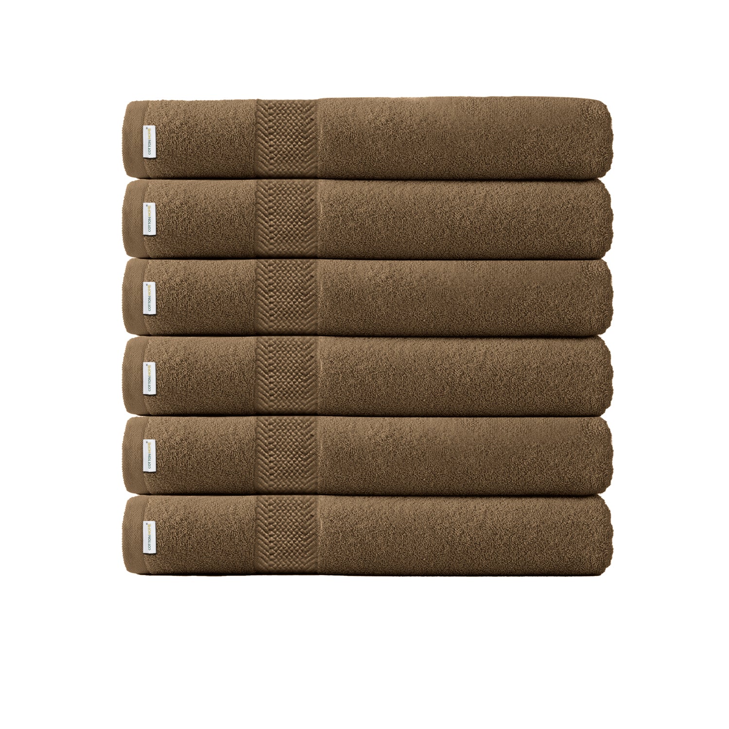 Cotton Bath Sheet 100x150 CM 6 Piece Set-Soft Feel, Quick Dry, Highly Absorbent Durable Towels - Cotton Home