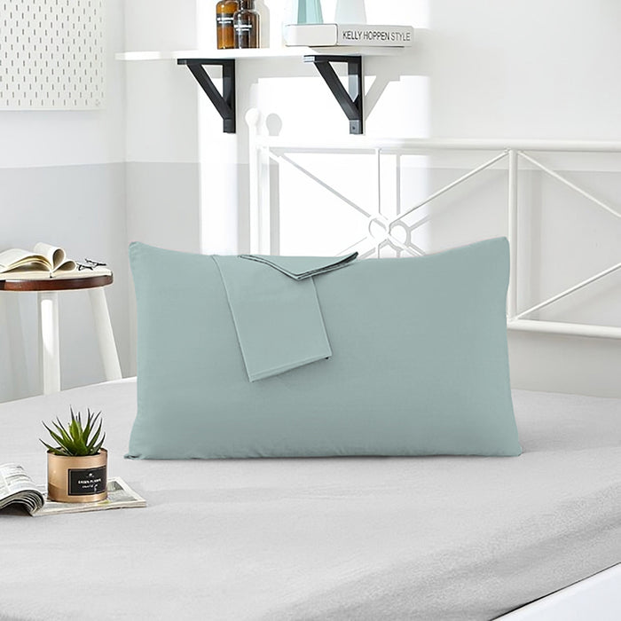 Super Soft Pillowcase 2PC Set - 50x75cm Metallic Blue