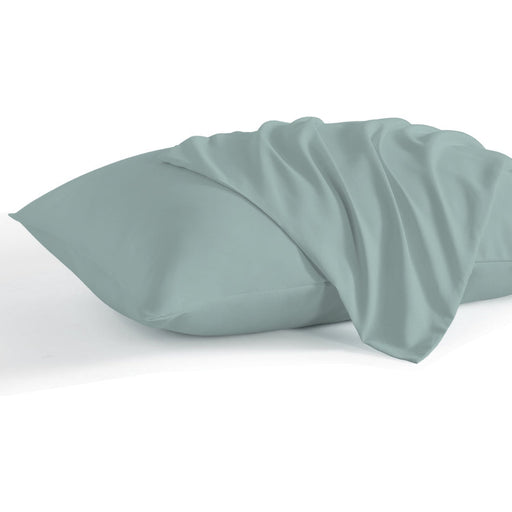 Pillow Cover with Pressed Pillow Set- 50x75cm - Dreamy Comfort Combo Metalic Blue - 2 Piece - Cotton Home