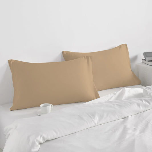 Pillow Cover with Pressed Pillow Set- 50x75cm - Dreamy Comfort Combo Golden - 2 Piece - Cotton Home