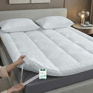 Mattress Topper 150×200+8cm - White