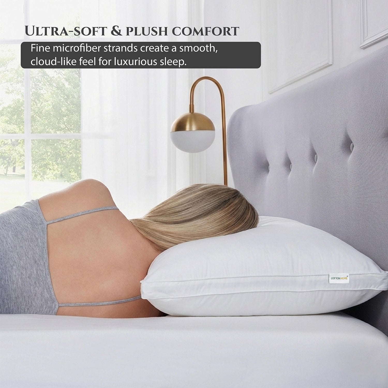 Velora Premium Cotton Silk Pillow 50x75cm