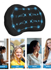 Spine Black Lumbar Support Memory Foam Cushion for Car Seats – 46x35x10cm