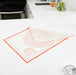 Silicon Red Baking Mat Large 60x40cm Non-Stick with Glass Fiber - Cotton Home
