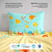 Kids Duvet Cover Set - 4 Pc - Aqua Print 160x220cm | Cotton Home - Cotton Home