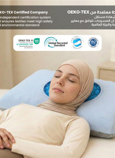 Atlantic Memory Foam Gel Pillow – Ergonomic Cervical Spine Support 60x40x14cm