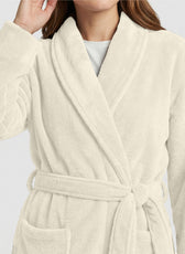 Aura Premium Cotton Bathrobe Thick & Absorbent - Ivory