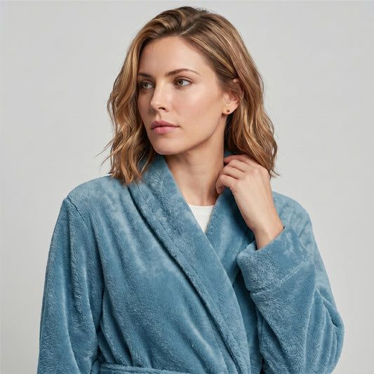 Aura Premium Cotton Bathrobe Thick & Absorbent - Teal