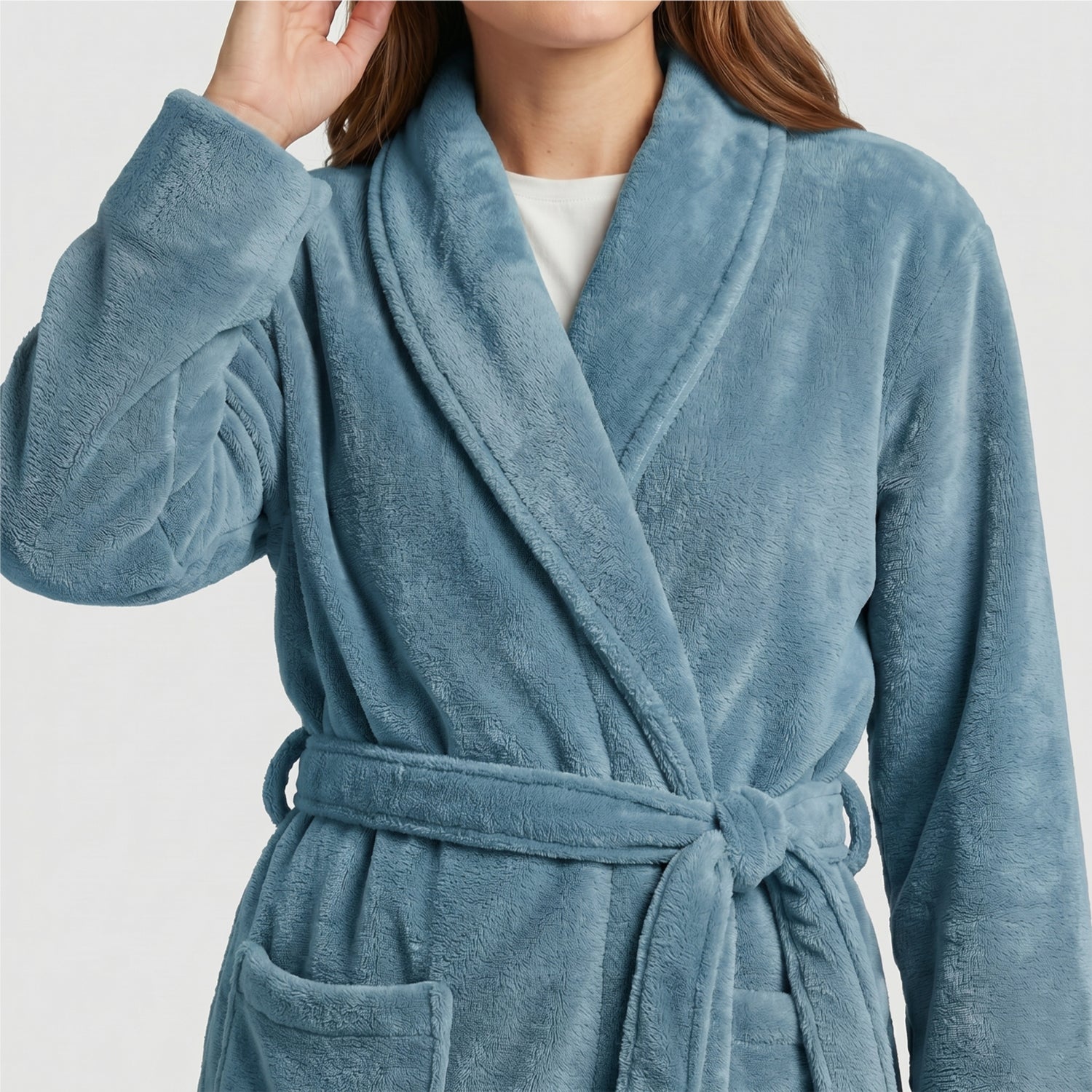 AURA Premium Cotton Bathrobe Thick & Absorbent - Teal