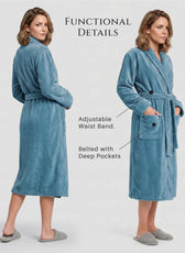 AURA Premium Cotton Bathrobe Thick & Absorbent - Teal
