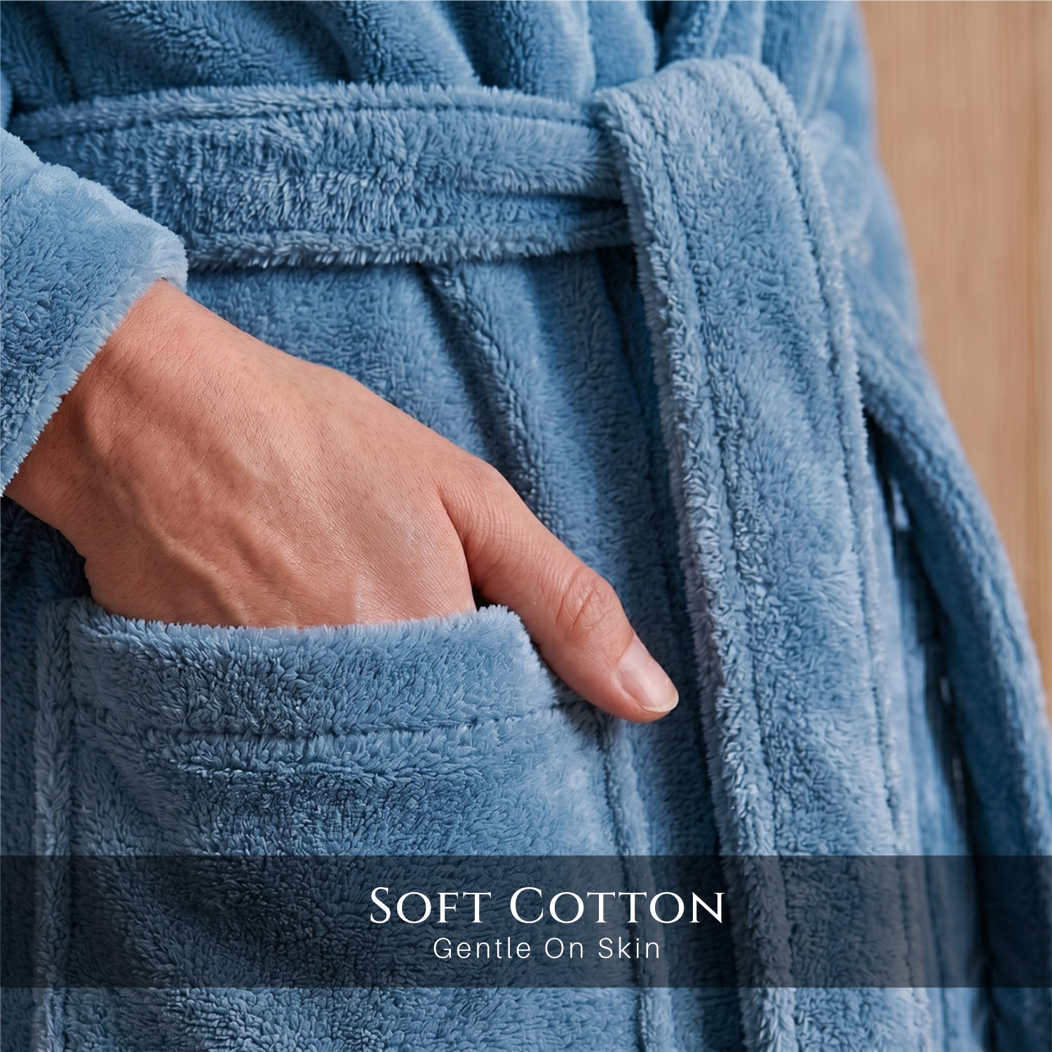 AURA Premium Cotton Bathrobe Thick & Absorbent - Teal