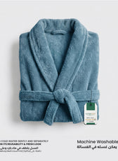 AURA Premium Cotton Bathrobe Thick & Absorbent - Teal