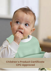 Adorable Silicone Baby Bibs  Set of 3 – Soft, Waterproof & Adjustable (3-72 Months)