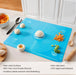 Silicon Blue Reusable Non-Stick Baking Mat Extra Large 60x40cm - Cotton Home