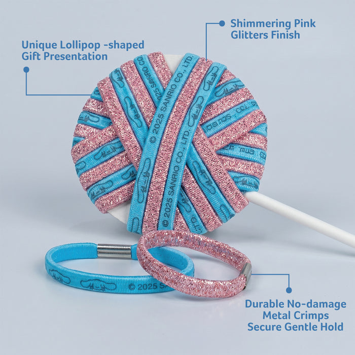 Cinnamoroll Theme Hair Accessories Hair Elastics – 20 Piece Set