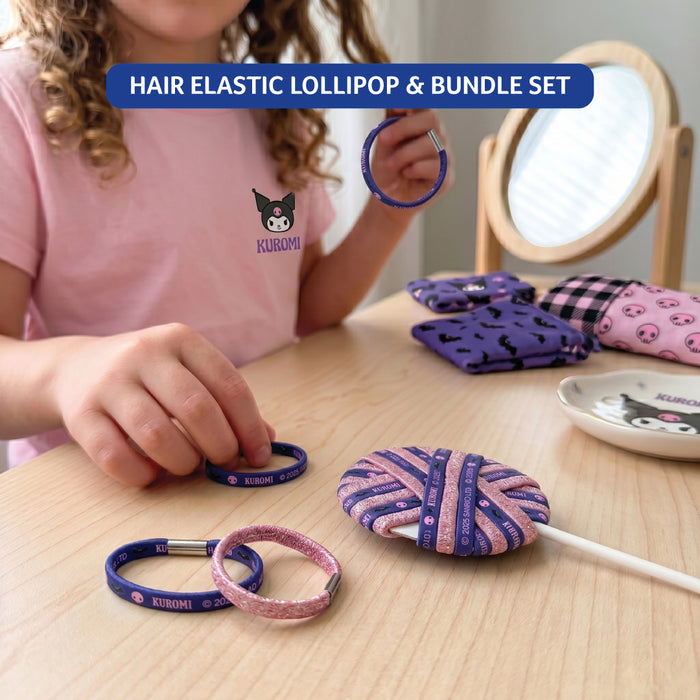 Kuromi Theme Hair Accessories Hair Elastics – 20 Piece Set