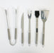 Premium Stainless Steel 5 pieces BBQ Grill Tool Set with Oxford Bag - Cotton Home