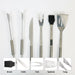 Premium Stainless Steel 5 pieces BBQ Grill Tool Set with Oxford Bag - Cotton Home