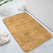 Luxury Memory Foam Cobblestone Bathmat - Beige | Cotton Home - Cotton Home