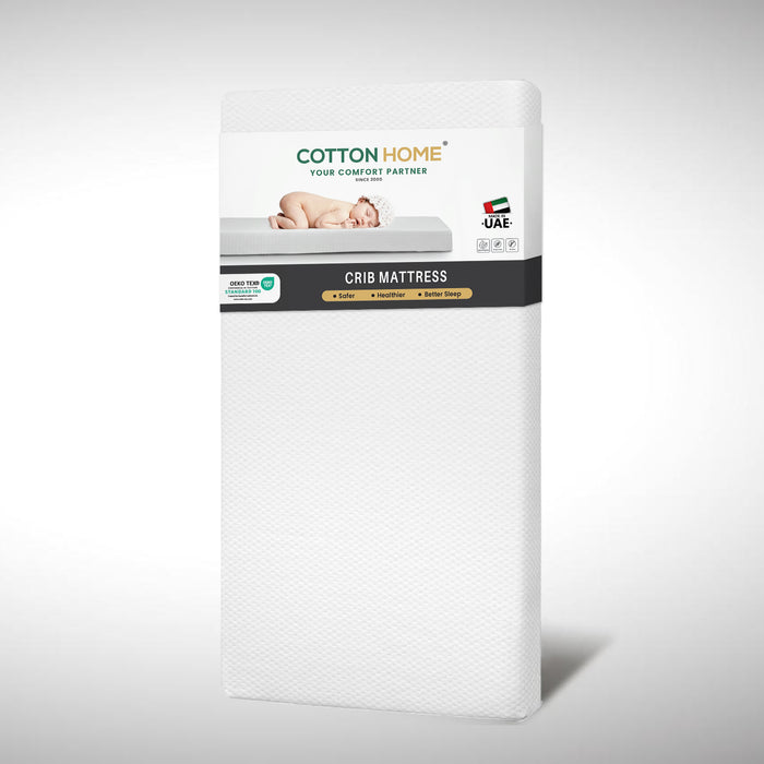 Cot Mattresses, 120 x 60cm Crib Mattress with Extra Thick 10 cm Memory Foam & Removable Washable Cover, Breathable, Anti Allergenic and Water Resistant Toddler Bed Mattress