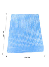 Premium Baby Blanket – Ultra Soft, Lightweight & Cozy Plush with Embossed Hearts, 140x110cm Blue