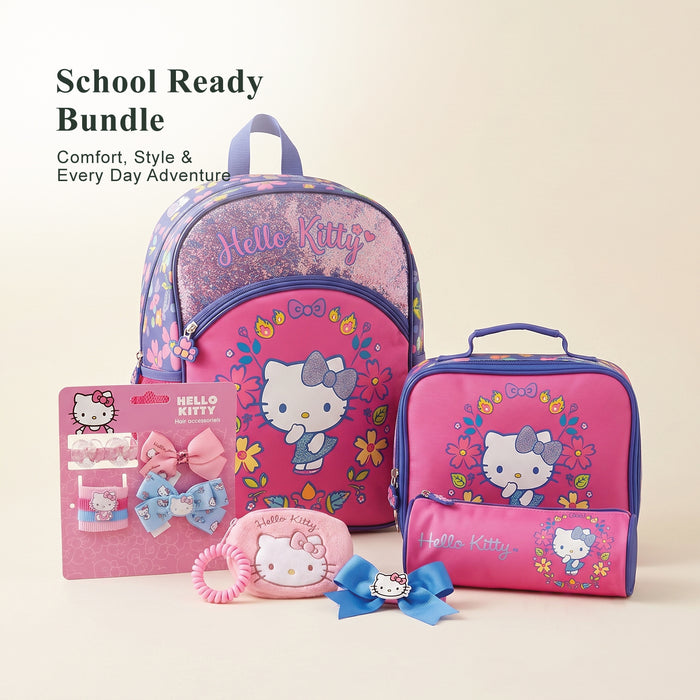 Back to School Essentials School Bags & Hair Accessories Hello Kitty set