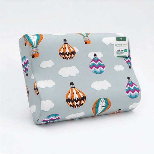 Kids Contour Memory Foam Pillows - Air Balloon (26x38cm)
