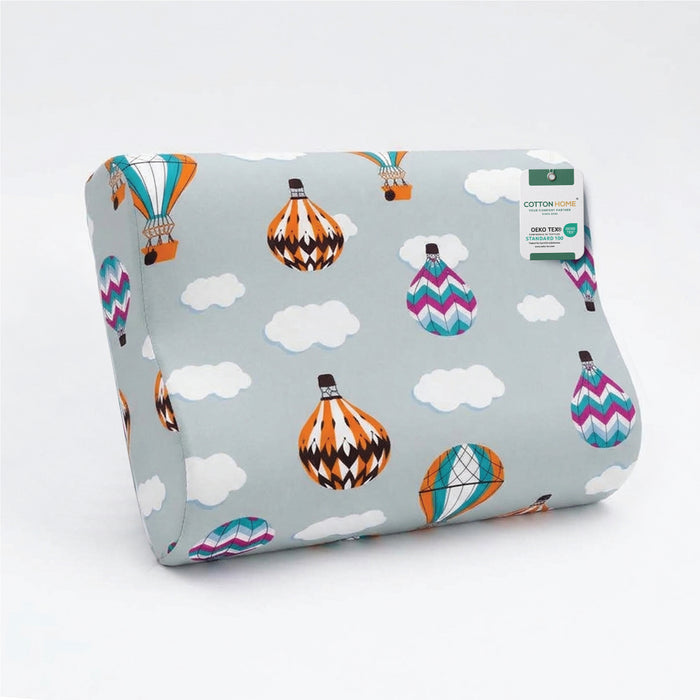 Kids Contour Memory Foam Pillows - Air Balloon (26x38cm)