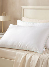 Bamboo Silk Filled Pillow 50x75cm Pack of 2 - White