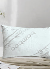 Bamboo Waterproof Pillow Protector 50 X 75 CM - 1 Piece, Grey