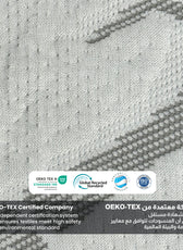 Premium Bamboo Grey Mattress Protector 200x200+35CM Breathable & Waterproof - Cotton Home