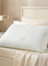 Premium Bamboo Memory Foam Pillow 60×40×13 cm – Removable and Washable Cover
