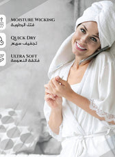 Cotton Bath Towel 70x140 CM 2 Piece Set-Soft Feel, Quick Dry, Highly Absorbent Durable Towels