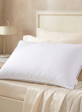 Beverly Side Sleeper Ultra Soft Cotton Pillow with Gray Cord for Ultimate Support  50x75cm 900grams