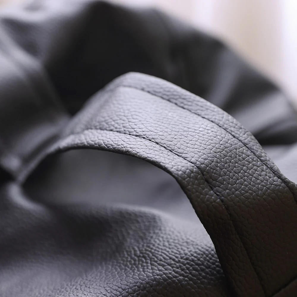 Adult Tear Drop Bean Bag Chair Black 90x90cm - Cotton Home