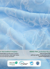 Ultra-Soft Embossed Baby Blanket – Lightweight, Cozy & Plush 140x110cm, Blue