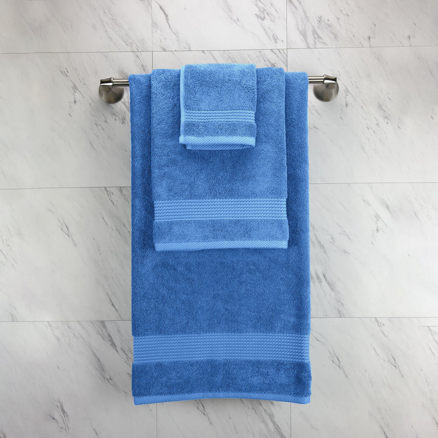 Cotton Home Ultimate Towel Collection - 6 Piece Bundle Blue - Cotton Home