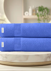 Cotton Bath Towel Pack of 2 Soft Feel, Quick Dry, Highly Absorbent Durable Towels - Cotton Home