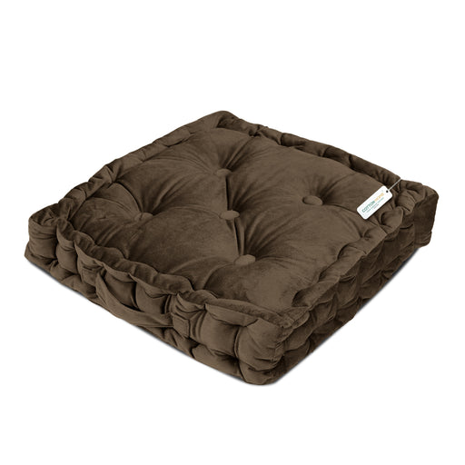 Serenity Velvet Multipurpose Seat Cushion 40x40cm Square Shape Seating - Cotton Home