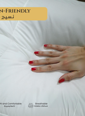 Charlotte Pillow Premium Down proof Cotton Pillow 50x75 cm Medium Soft Support for Neck & Head Pain Relief