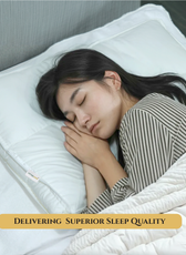 Charlotte Pillow Premium Down proof Cotton Pillow 50x75 cm Medium Soft Support for Neck & Head Pain Relief