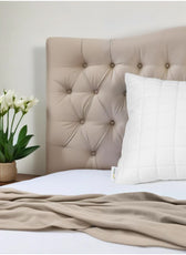 Sapphire Gazette Quilted  Premium Cotton Pillow with Down Alternative filling 50x70+3cm cm - Cotton Home