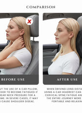 Ergonomic Memory Foam Car Seat Headrest Cushion 22x30cm