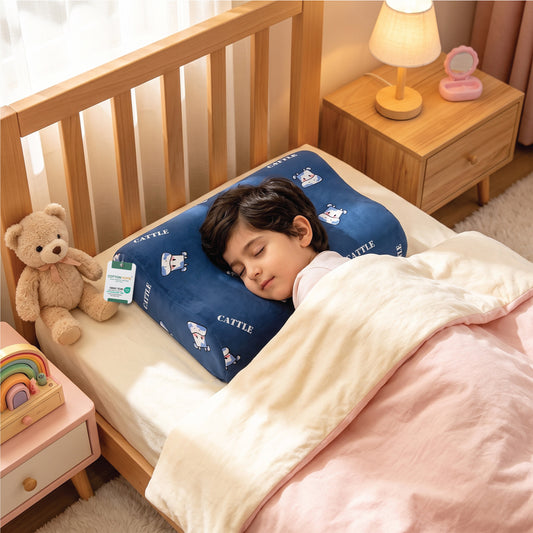Kids Contour Memory Foam Pillows - Cattle (26x38cm)