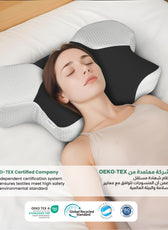 Cervical Memory Foam Contour Pillow with Ergonomic Support 60x45x40cm - Cotton Home